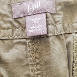 J Jill tan skirt size 10